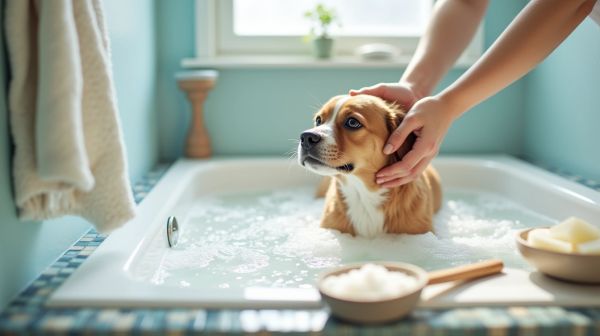 Comment laver son chien sans shampoing : astuces et alternatives