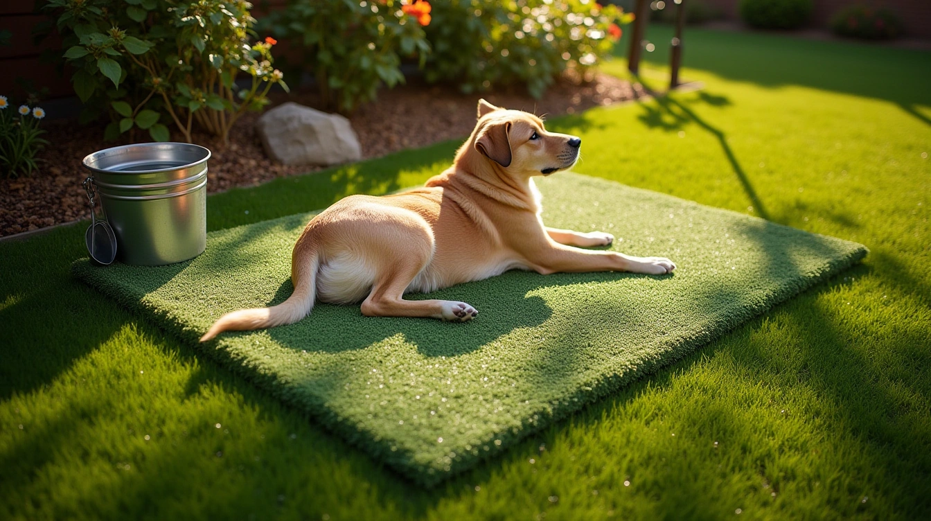 Quels sont les avantages spécifiques du gazon synthétique pour chiens ?